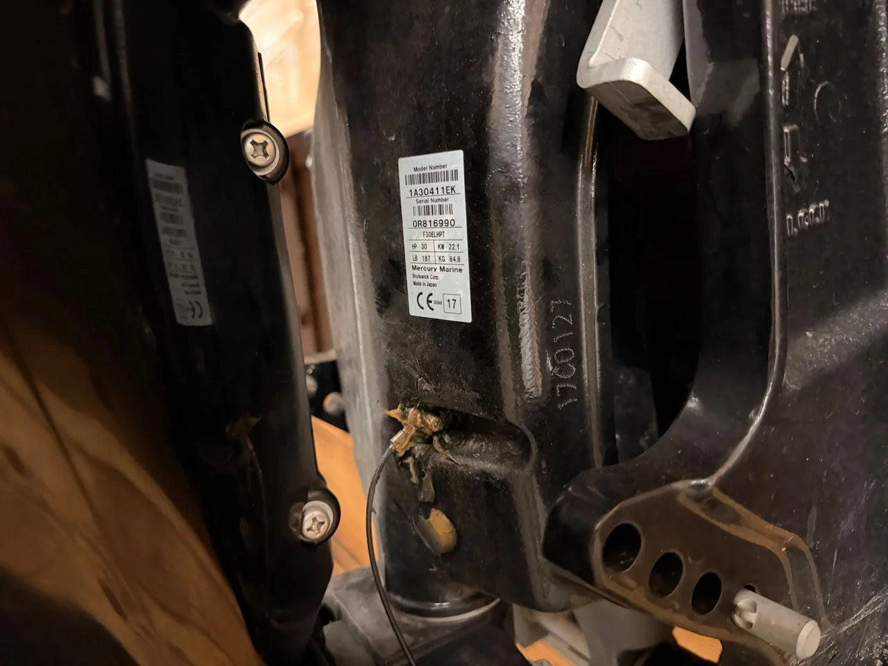 2017 Mercury 30ELHPT feet, Coos Bay, OR #2