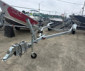 EZ Loader galvanized boat trailer with winch and bunks available at Y Marina