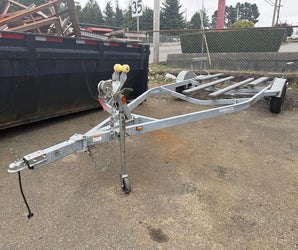 Smoker boat trailer with winch and galvanized frame available at Y Marina